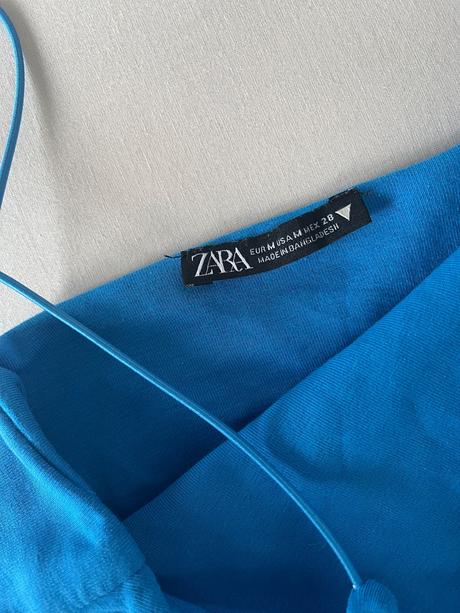 Zara modré šaty vel.xs-s-m, zara,xs