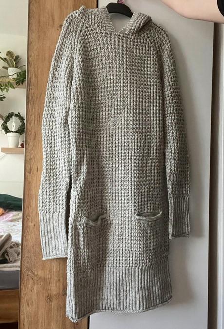 Predĺžený sveter s kapucňou, new yorker,m