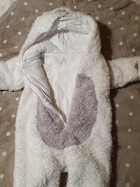 Plyšový overál 3-6m, early days,68