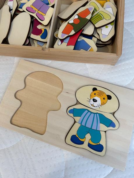 Playtive drevena hracka/skladacka, 