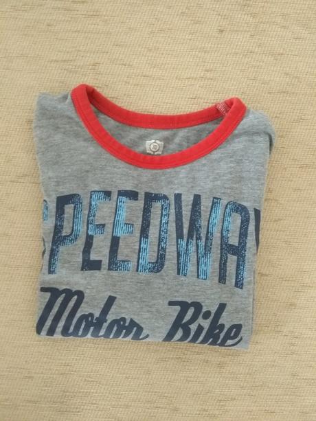 Sivé tričko, lupilu,110