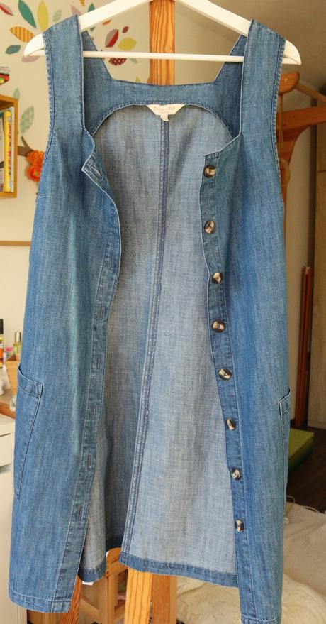 Rifľové šaty s vreckami, f&f,40