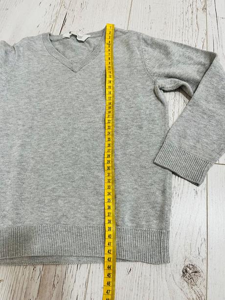 Sivý sveter 110/116, h&m,110