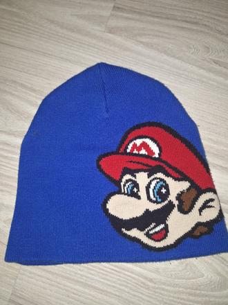 Zimná čiapka super mario, h&m,134