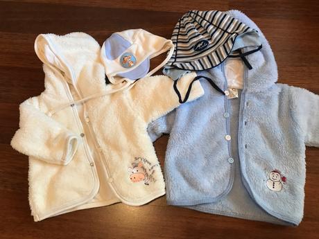 Kabátiky 62 a 68 cena spolu, 62