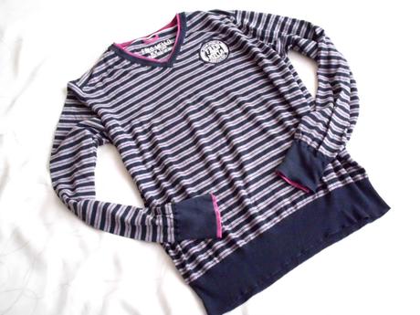 Fred mello pásik svetrík l-xl, xl