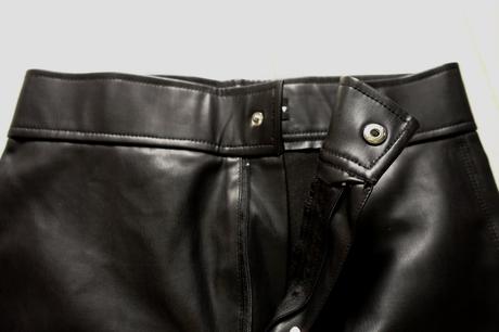 Mäkké koženkové nohavice zara, zara,l