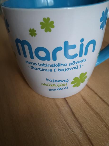 Šálka s menom martin,