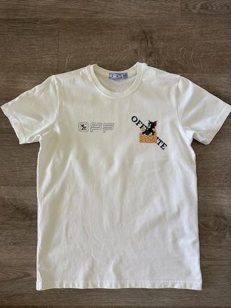 Nenosené tričko off white, s