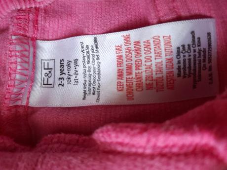 Dievčenské nohavice, f&f,98