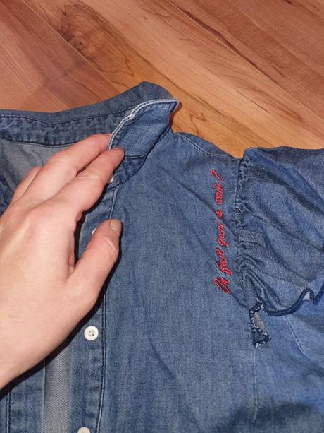 Nádherná riflova košeľa, xs