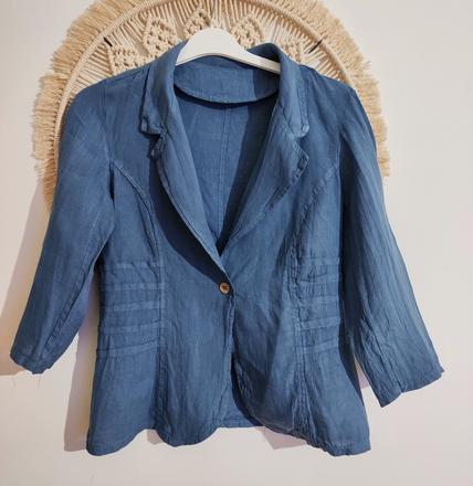 Tenké ľahké sako z ľanu, s