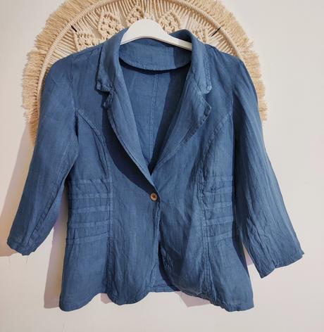 Tenké ľahké sako z ľanu, s