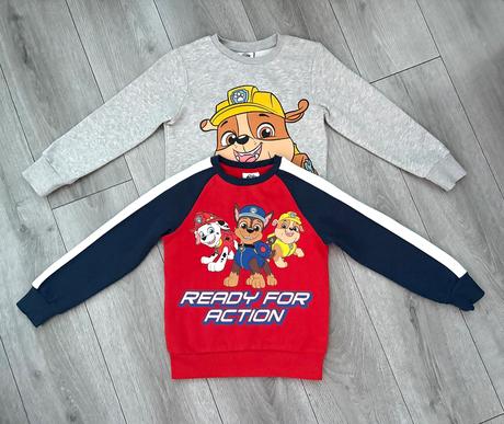 2x paw patrol mikina veľ. 128, c&a,128
