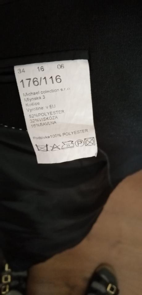 Pánsky oblek 176/116, xxl