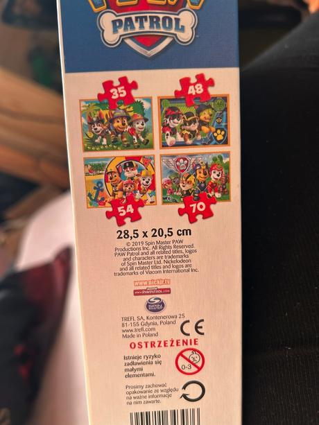 Puzzle labkova patrola 4 v 1, 