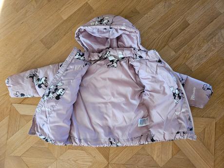 Zimná bunda minnie mouse h&m 104, h&m,104