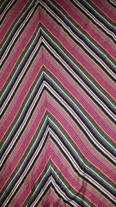 Pruhované pekné šaty vive maria, m