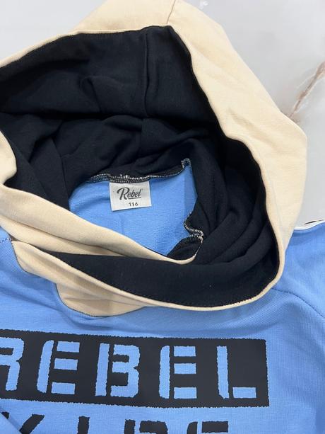 Mikina 1x oblečená, rebel,116