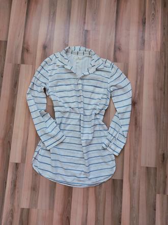 Košeľové šaty/ tunika s, h&m,s