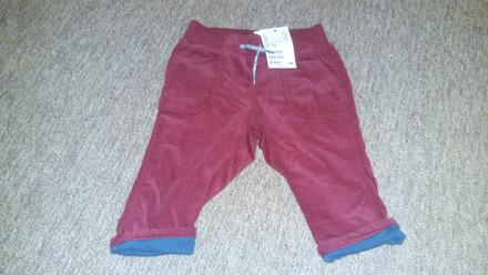 Krasne zateplene nohavice, h&m,68