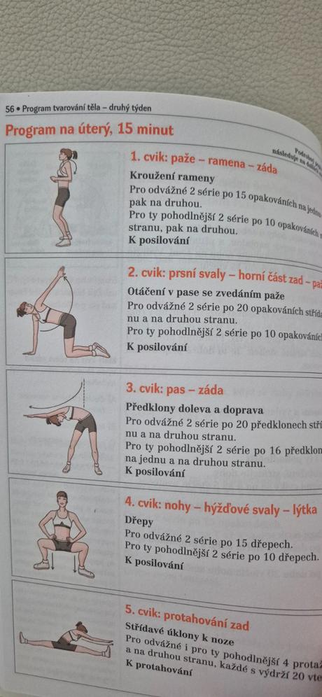 Kniha 120 cviceni pro dobrou postavu, 