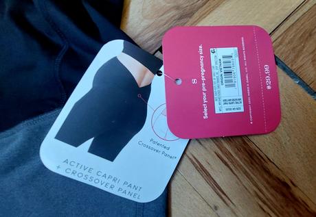 Tehotenské legíny capri s prekrytím bruška, l / s / xs / xxl