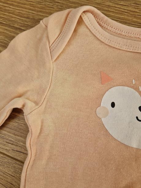 Dievčenské bavlnené body s dlhým rukávom veľ. 62, reserved,62