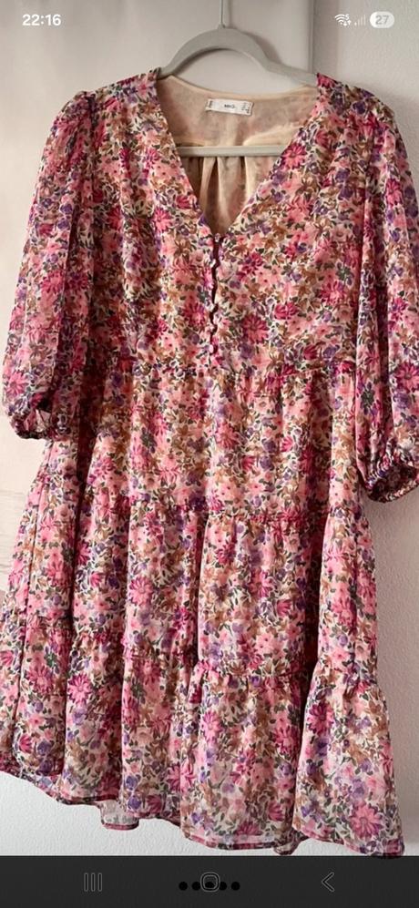 Letne romantic saty mango s/m, mango,s