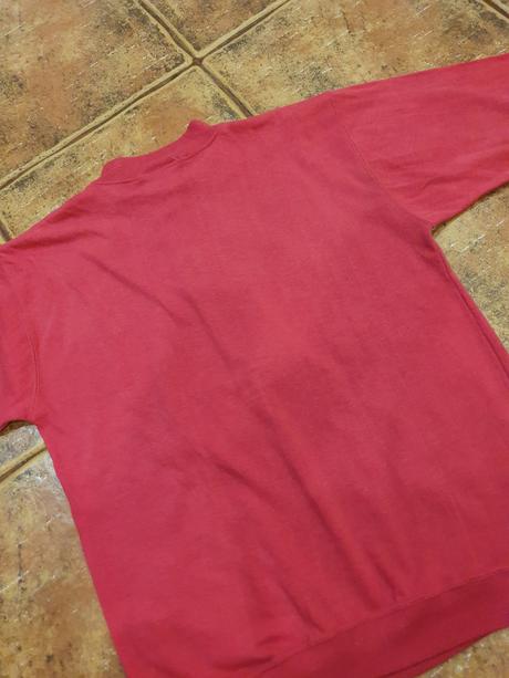 Cyklámenová retro mikina veľ. m, m