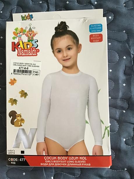 Body s dlhým rukávom 6-8 r, 122