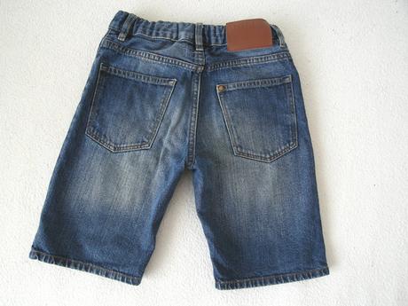 Rifľové kraťase- regulácia gumičkou, h&m,122