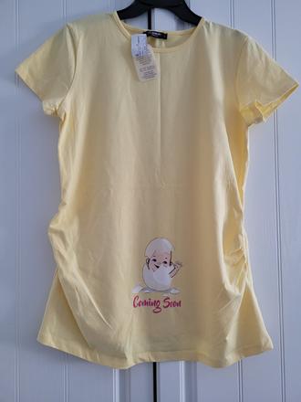 Tehotenské tričko comming soon, l