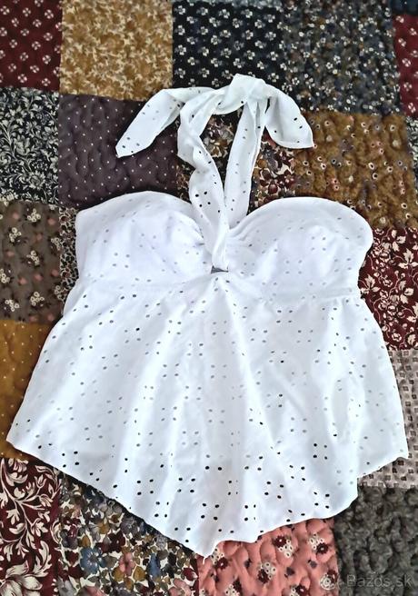 Plavky biele veľ. m, m