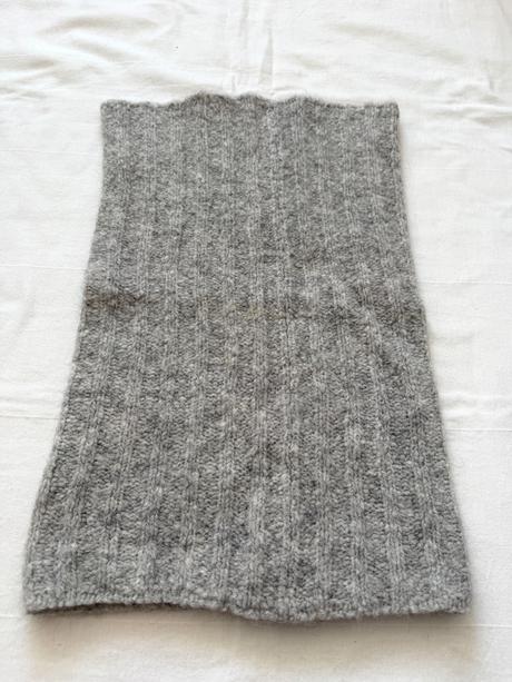 Sivá vlnená šatka twin set, twinset