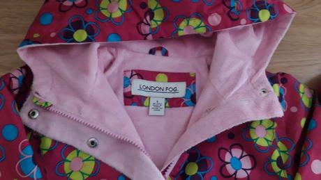 Skoro nenosená vetrovka london fog veľ. 116, 116