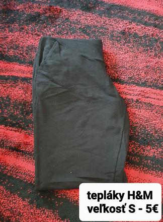 Tehotenské tepláky, h&m,s