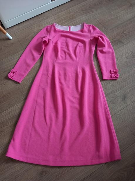 Ružové šaty s/m, s