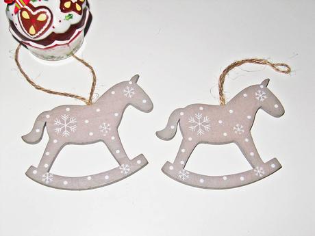 Vianočné dekorácie - sada 6  kusov, 