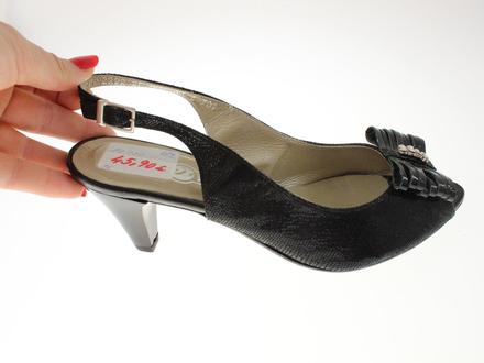 Spoločenské kožené sandále 20130 b, 37