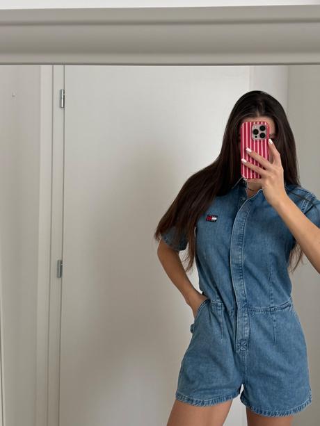 Tommy hilfiger denim rifľový overál, tommy hilfiger,m