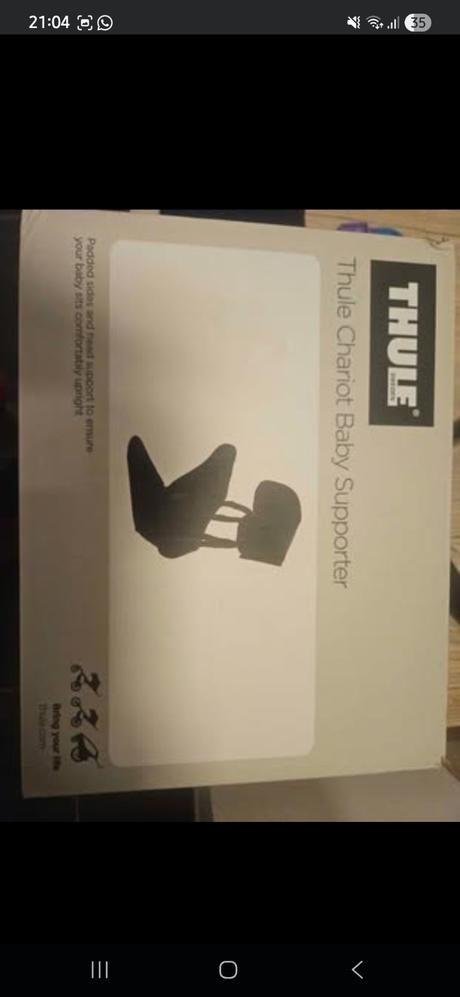 Thule chariot baby supporter, 