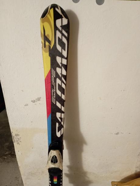 Lyže salomon celý set, salomon,120-129 cm