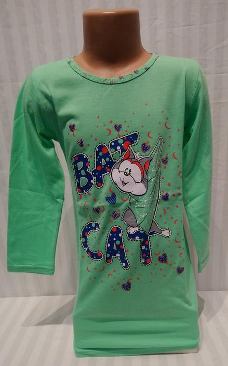 Zelená nočná košeľa bat cat, valerie dream,112 cm, 110