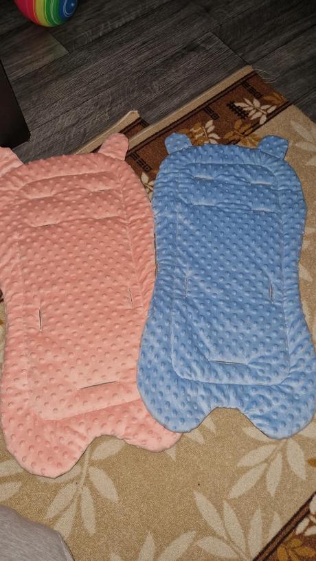 Teplé, hrubšie podložky do kočíka, 