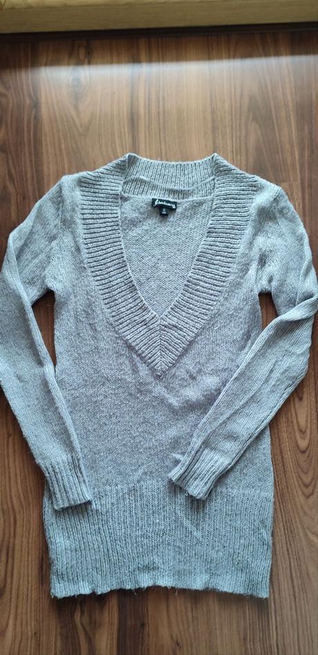 Šedý pulóver, stradivarius,m
