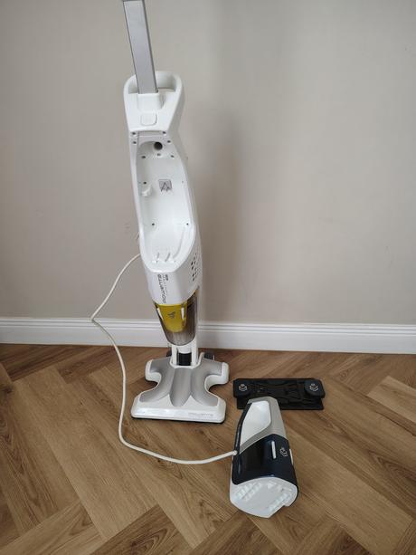 Tyčový vysávač a parný mop, 3v1,rowenta ry8561wh, rowenta