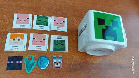 Minecraft hrnček, nálepky, nažehľovačky, 