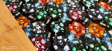 Teplákovina - among us- digitálna potlač - cena za,