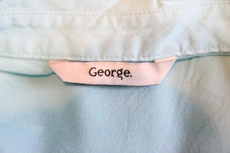 Viskózová mentolová košeľa, xxxl, george,xxxl